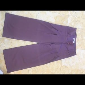 Wide leg Plum Pants